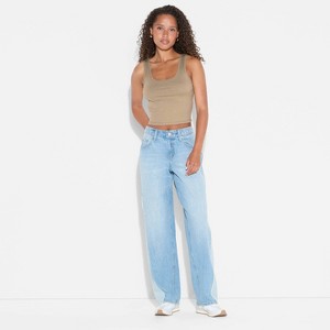 Women's Slim Fit Scoopneck Tank Top - Wild Fable™ - 1 of 4