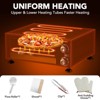 Garvee Electric Pizza Oven, Countertop 12 Inch Pizza Maker with Timer and Adjustable Temperature, Stainless Steel Indoor Pizza Oven with Upper - 3 of 4