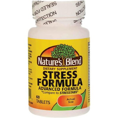 Nature's Blend Stress Formula Vitamins 60 Tablets.