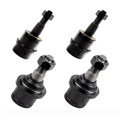 4Pcs Ball Joint Set,Upper & Lower Ball Joints Assembly Automobile Accessories