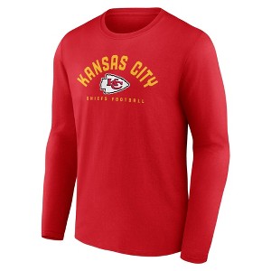 NFL Kansas City Chiefs Men's Long Sleeve Core Big & Tall T-Shirt - 1 of 3