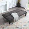 Sapphtopaz Futon Couch Sofa - Convertible Sofa Bed with Comfortable Upholstery, Space-Saving Furniture for Living Room, Bedroom & Guests - 4 of 4