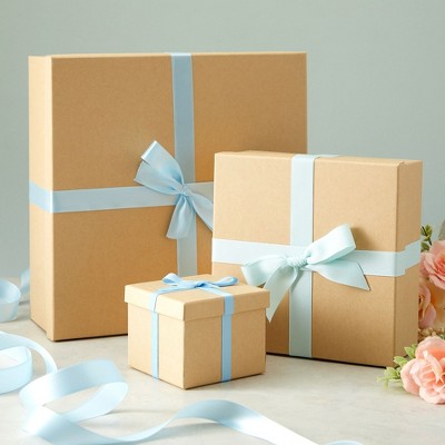Versatile Nested Gift Boxes 6-Pack with Lids, Thick Paper Board