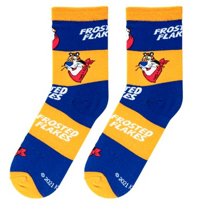 Tony the Tiger Blue and Orange Crew Socks