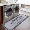 Sussexhome Non Skid Cotton Washable Laundry Room Indoor Runner Rug, 20" x 59" - 2 of 4