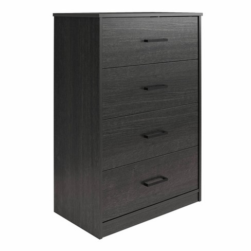 Weslar 4 Drawer Dresser Black Oak - Room & Joy : Target