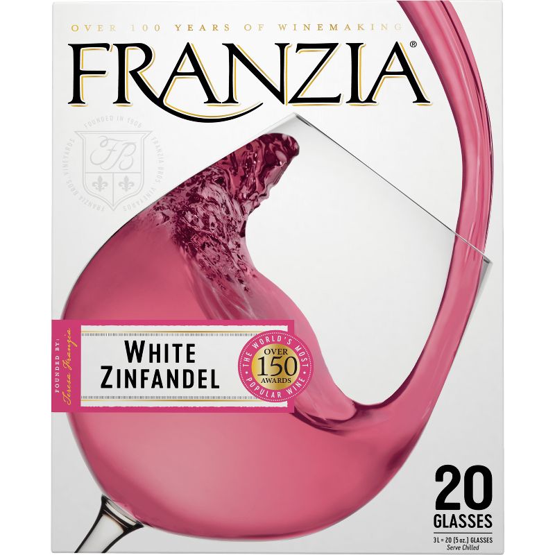 Franzia White Zinfandel Rose Wine - 3L Box, 3 of 4
