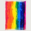 Adult Design By Humans Vertical Artistic Pride Flag By stevej T-Shirt - 2 of 2