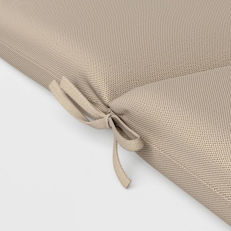 78"x24" Woven Outdoor Chaise Lounge Cushion - Threshold™, 4 of 7