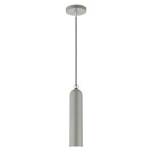 Livex Lighting Ardmore 1 - Light Pendant in  Shiny Light Gray - 1 of 1