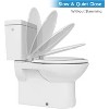 Toilet Seats Elongated,Extra Long Toilet Seat,Built-In Potty Training Seat for Toddlers, Easy Installation & Release with Hardware - 2 of 4