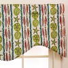 RLF Home Sea Walk Cornice 100% Cotton with Fully Lined 3" Rod Pocket Valnance for Windows 50" x 17" Multi - 3 of 4