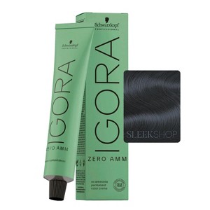 Schwarzkopf Professional Igora Zero AMM Ammonia-Free Permanent Color Creme - Hair Dye Haircolor - 1 of 3