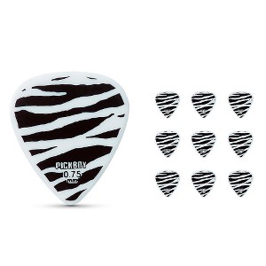 Pick Boy Heavy Metal Zebra Print Celltex Guitar Picks - 1 of 2