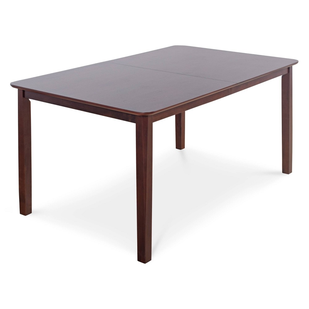 Home Design 59" Jesse Dining Table Dark Brown