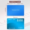 Unique Bargains Metal Blank Laser Engrave Printable DIY Name Cards 100 Pcs - 2 of 4