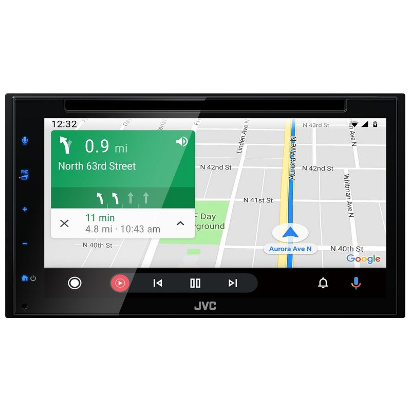 JVC KW-V660BT 6.8" Touchscreen Receiver Compatible with Apple CarPlay & Android Auto Bundled with JVC KV-CM30 Back Up Camera, 5 of 9