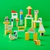 Wooden Stacking Blocks Set - 100pc - Gigglescape™: Toddler Educational Toy, Fine Motor Skills, Shapes & Colors - image 2 of 4