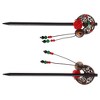Unique Bargains Hair Chopstick Black Red 1 Pc - 4 of 4