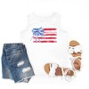 The Juniper Shop Watercolor Flag Coquette Youth Tank Top - 2 of 4