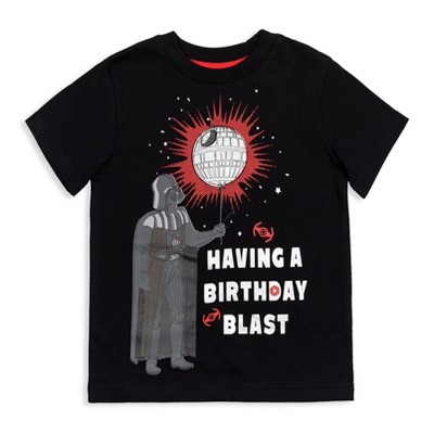 Star Wars Darth Vader Birthday Big Boys Graphic T-Shirt Black 14-16