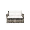 WestinTrends 6-Piece PE Rattan Wicker Outdoor Patio Conversation Sofa Set - 4 of 4