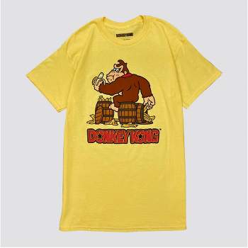 Men's Nintendo Donkey Kong Short Sleeve Graphic T-Shirt - Light Yellow