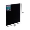 Practica Stretched Canvas 2 Pack - Black - image 2 of 4