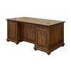 Martin Furniture Porter Traditional Wood Double Pedestal Executive Desk Brown: No Assembly, 68.5" Width, All Purpose Drawer - image 4 of 4