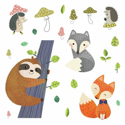 Forest Friends Giant Peel and Stick Vinyl Wall Decals