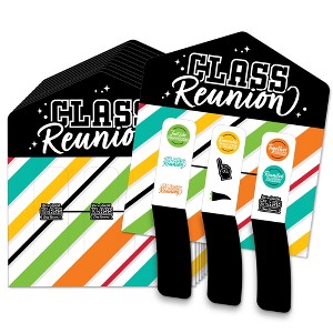 Big Dot of Happiness Still Got Class - High School Reunion Party Game Pickle Cards - Pull Tabs 3-in-a-Row - Set of 12 - 1 of 4