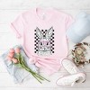Simply Sage Market Women's Spotted Bunny With Glassess Short Sleeve Graphic Tee - 3 of 3