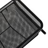 Mind Reader Monitor Stand, Ventilated Laptop Riser, Desktop Organizer, Paper Tray, Metal Mesh, 16.75"L x 13"W x 5.25"H, Black - image 4 of 4