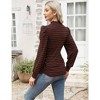 KOJOOIN Women's Knit Ribbed Maternity Ruched Tunic Pullover Sweater - 4 of 4