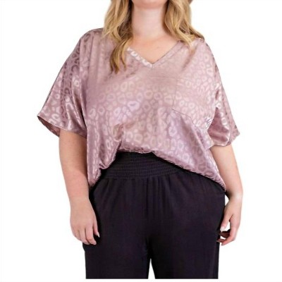 Women's V-Neck Flowy Blouse - ee:some