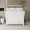 Dexmalle Modern 43"Bathroom Vanity with Multi-functional Doors and Drawer - 2 of 4