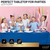 Plastic Tablecloth Disposable, Tablecloths for Rectangle Tables 54 inch. x 108 inch. Fits Tables Up to 8 Feet, Table Cloth for Party - SparkSettings - 2 of 4