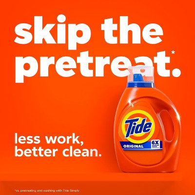 Tide Original HE Deep Cleaning Concentrated Liquid Laundry Detergent Soap 32 Loads - 40 fl oz