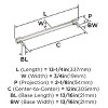 Amerock Faraday Appliance Pull for Large Panels and Oversized Cabinets - 3 of 4