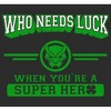 Women's Marvel St. Patrick's Day Black Panther Who Needs Luck T-Shirt - 2 of 4