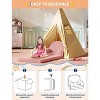 2-in-1 Kids Convertible Sofa, Foldable Toddler Lounger Chair , Soft Foam Gift for Boys & Girls - 4 of 4