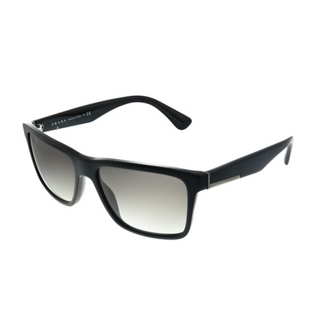 Prada Conceptual Pr19ss 1ab0a7 Unisex Square Sunglasses Black 59mm : Target