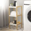 Paxter 3 Tier Shelf - STG1908 - White/Natural - Safavieh - 2 of 4