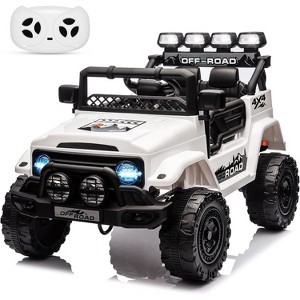 12V Kids Ride On Toy for Big Kids, 4 Wheeler Truck Car Play Car with Remote Control - 1 of 4