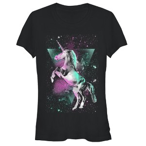 Juniors Womens Lost Gods Epic Unicorn T-Shirt - 1 of 3