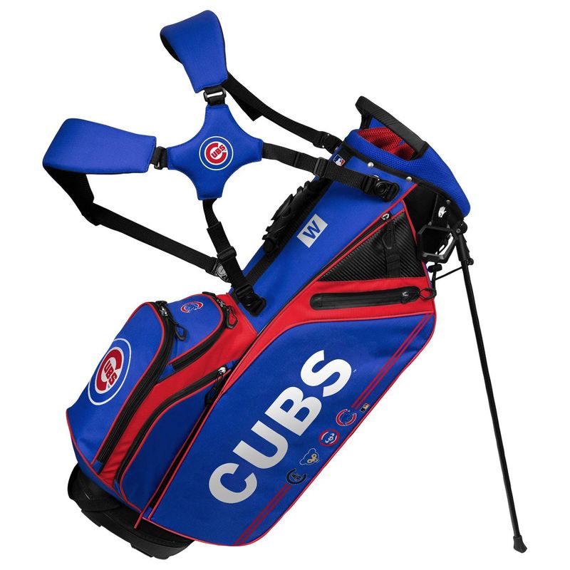 MLB Chicago Cubs Team Effort Caddie Golf Bag, 1 of 4