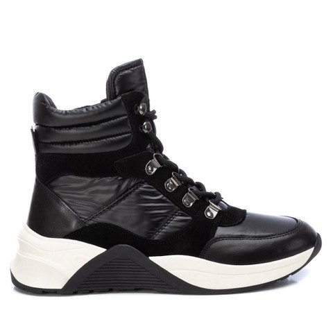 Женские кроссовки Carmela Women's Casual Sneaker Booties 160293 Leather - Black, 6