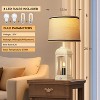 ROTTOGOON 26" Table Lamps Farmhouse Rustic USB A+C Ports Nightlight 3-Way Dimmable Touch Control 2-Pack - 2 of 4