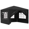 vidaXL Party Tent Anthracite Polyethylene and Steel 10 ft x 10 ft - 2 of 4