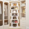 Aheaplus 7-Tier Shoe Rack, 28-32 Pair Rotating Shoe Rack Tower - 2 of 4